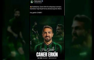 Sakaryaspor Caner Erkin’i kadrosuna kattı