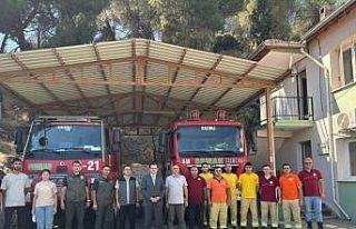 Salihli Kaymakamı Güldoğan, ateş savaşçılarını...