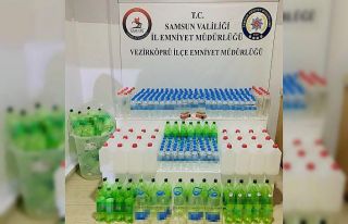 Samsun’da etil alkol, uyuşturucu ve mermi ele geçirildi