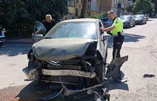 Samsun’da iki otomobil çarpıştı: 1 yaralı