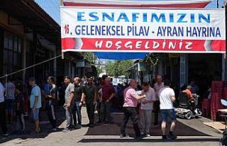 Sanayi esnaflarından 16. geleneksel hayır yemeği