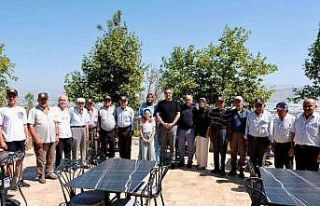 Sarıgöl kaymakamı Dalak, Kıbrıs gazileri ile...