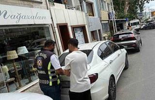 Sarıyer’de tek teker yolculuk yapan motosikletli...