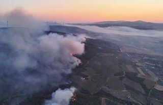 Şarköy’deki orman yangını günün aydınlanmasıyla...