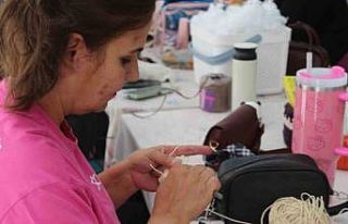 Siirtli kadın girişimci kurduğu atölyede kadınlara...