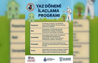 Silivri Belediyesi ilaçlama çalışmalarını sürdürüyor