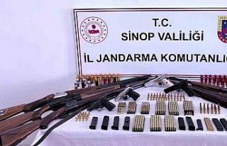 Sinop’ta kaçak silah ve ürün operasyonu: 5 gözaltı