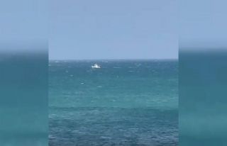 Sinop’ta kano ile sürüklendikleri denizin ortasında...