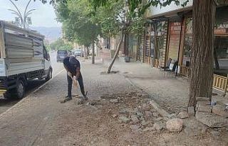 Şırnak Belediyesi’nden kent genelinde yoğun parke...