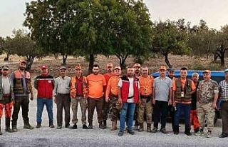 Soma’da yaban domuzu sürek avı başarıyla tamamlandı