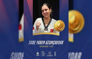 Sude Yaren Uzunçavdar’dan altın madalya