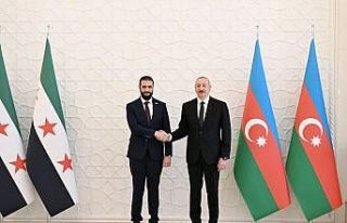 Suriye Devlet Başkanı eş-Şara, Aliyev ile bir...