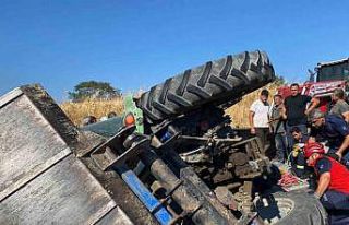 Susurluk’ta traktör kazası: 2 kişi ağır yaralandı