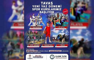 Tavas’ta yaz spor kursları başlıyor