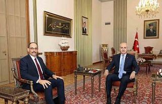 TBMM Başkanı Kurtulmuş, MİT Başkanı Kalın ile...