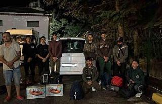 Tekirdağ’da 8 düzensiz göçmen ve 1 organizatör...