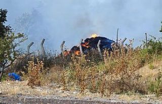 Tekirdağ’da anız yangını ormanlık alana sıçradı