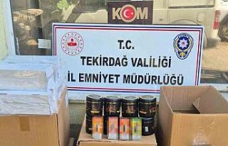 Tekirdağ’da kaçak sigara operasyonu