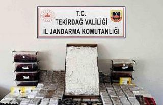 Tekirdağ’da kaçak tütün operasyonu