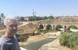 Tekirdağ’da kuraklık nedeniyle Hayrabolu Deresi...