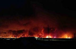 Tekirdağ’da orman yangını geceyi gündüze çevirdi