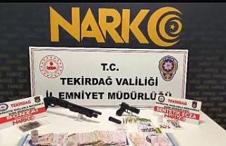 Tekirdağ’da uyuşturucu operasyonu 10 kişi tutuklandı