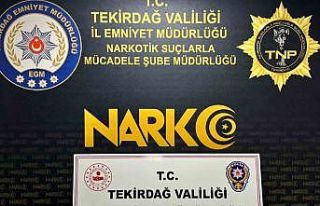 Tekirdağ’da uyuşturucu operasyonunda 3 kişi tutuklandı