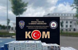 TEM Otoyolu’nda bir tırda 350 paket gümrük kaçağı...