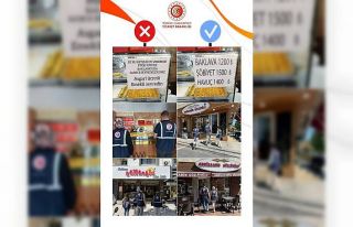 Ticaret Bakanlığından tatlı tezgahı görseline...