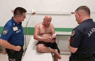 Tır sürücüsü tüpgaz parlaması sonucu yanarak...