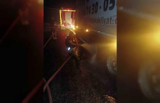 Tırda çıkan yangına itfaiyeden seyir halindeyken...