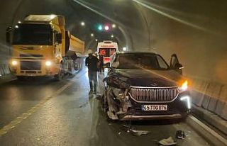 TOGG, Güzeldere Tüneli’nde kaza yaptı