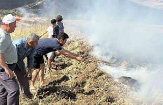 Tokat’ta buğday tarlasında çıkan yangın 2 bin...