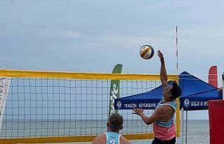 Trabzon’da Uluslararası Plaj Voleybolu heyecanı...