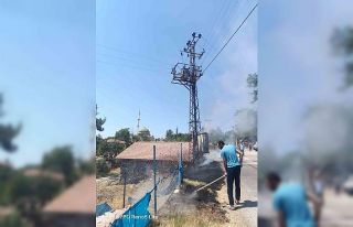 Trafo yangını paniğe sebep oldu