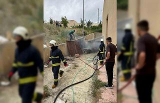 Van Tekstilkent’te yangın paniği