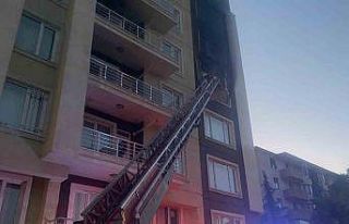 Van’da korkutan ev yangını