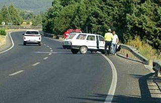 Yanan otomobil itfaiye ekiplerini alarma geçirdi