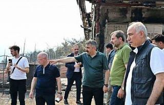 Yangın felaketine ’yıldırım’ müdahale