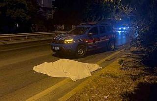 Yaya geçidinden geçerken otomobilin çaptığı...