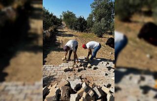 Yaykın Mahallesi’nde yol çalışmaları devam...