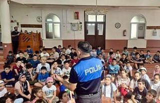 Yaz Kur’an kursu öğrencilerine güvenlik eğitimi