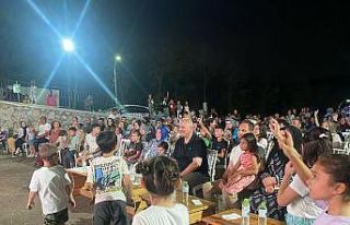 Yaz şenliğinde çocuklar doyasıya eğlendi