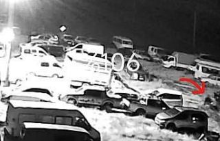 Yediemin otoparkından motosiklet hırsızlığı...