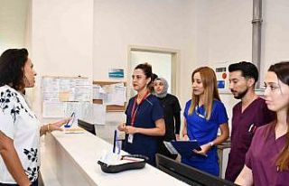 Yeni atanan başhekim ilk saha çalışmasını gerçekleştirdi