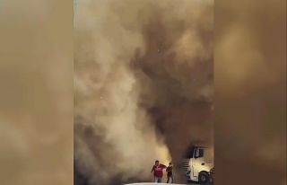 Yıkımda toz bulutu paniği