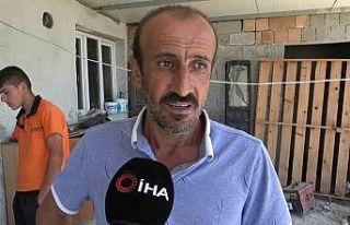 Yılana benzerliğiyle dikkat çeken 1 buçuk metrelik...