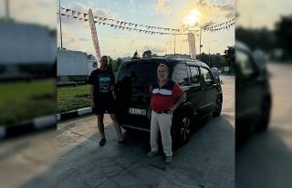 Yolda kalan Zlombol üyesinin imdadına Giresunlu...