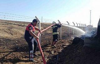 Yozgat’ta yangında inşaat malzemeleri kullanılamaz...