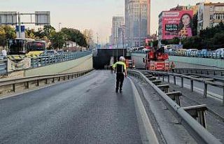Zincirlikuyu’da İETT otobüsü alevlere teslim...